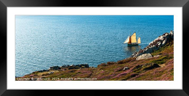 Pointe de Penhir Framed Mounted Print by DiFigiano Photography