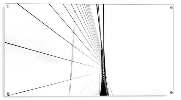 Normandy Bridge 2 Acrylic by DiFigiano Photography