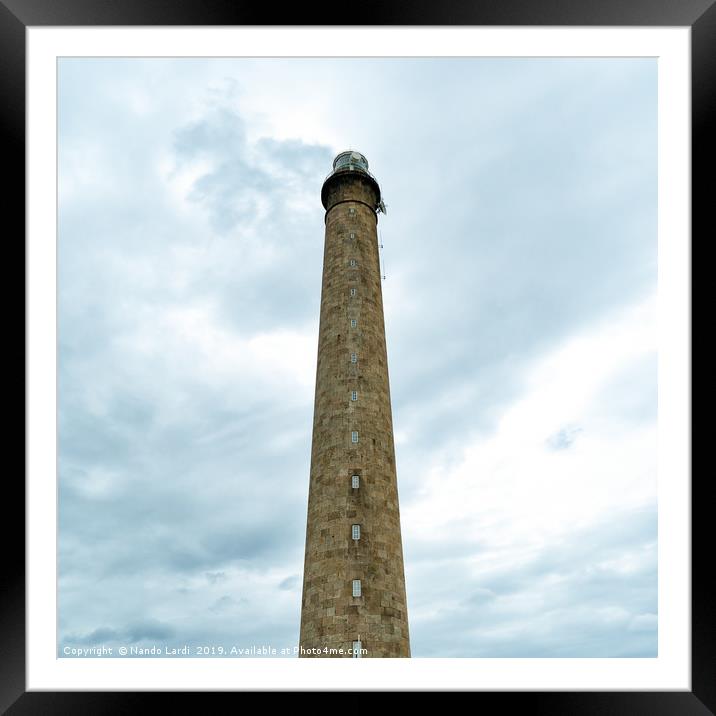 Gatteville Lighthouse 2 Framed Mounted Print by DiFigiano Photography