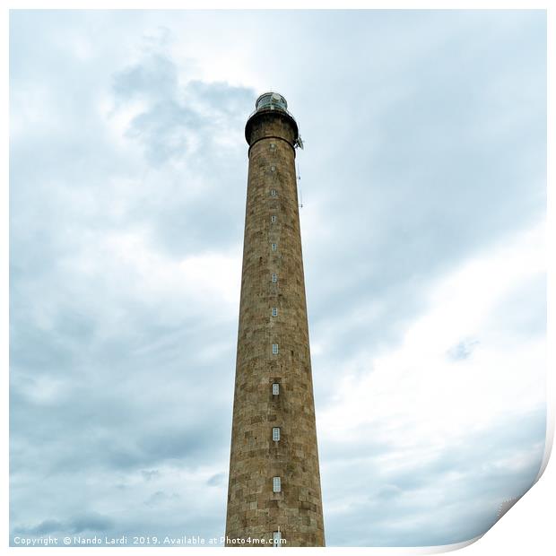 Gatteville Lighthouse 2 Print by DiFigiano Photography