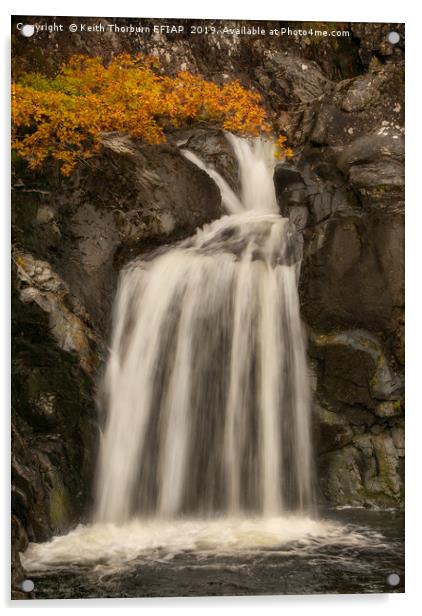 Eas Chia-aig Waterfall Acrylic by Keith Thorburn EFIAP/b