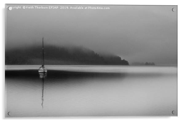 Loch Leven Early Morning Acrylic by Keith Thorburn EFIAP/b