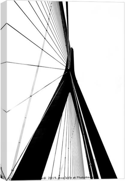 Normandy Bridge 3 Canvas Print by DiFigiano Photography