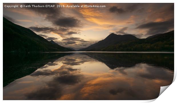 Loch Leven Sunset Print by Keith Thorburn EFIAP/b