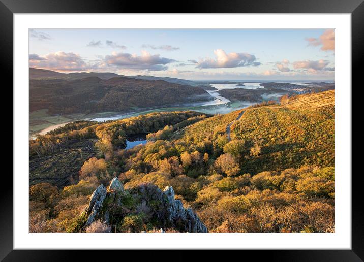 Dwyryd estuary Framed Mounted Print by Rory Trappe