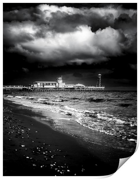 Bournemouth Pier, Dorset, UK. Print by Maggie McCall