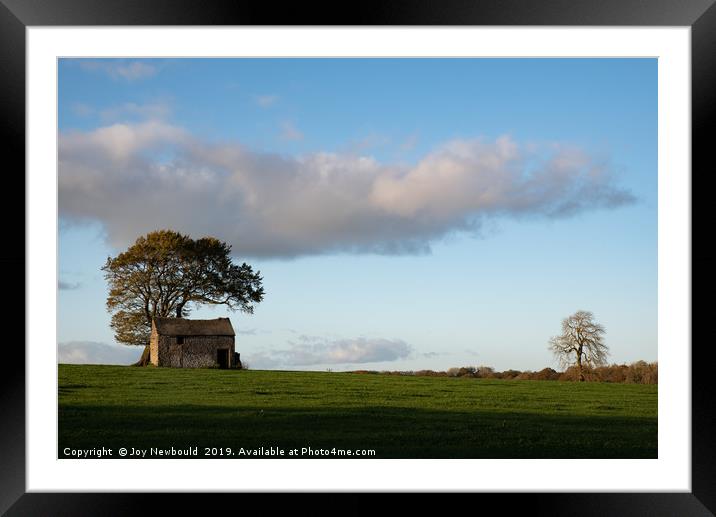 Peak District  Autumn Sunshine, Framed Mounted Print by Joy Newbould