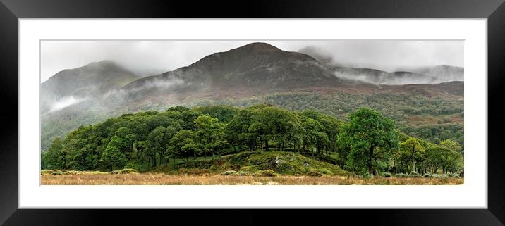 Crummock Water Panorama Framed Mounted Print by Robbie Spencer