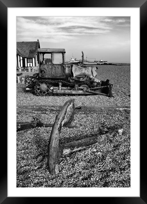 Aldeburgh beach Framed Mounted Print by Darren Burroughs
