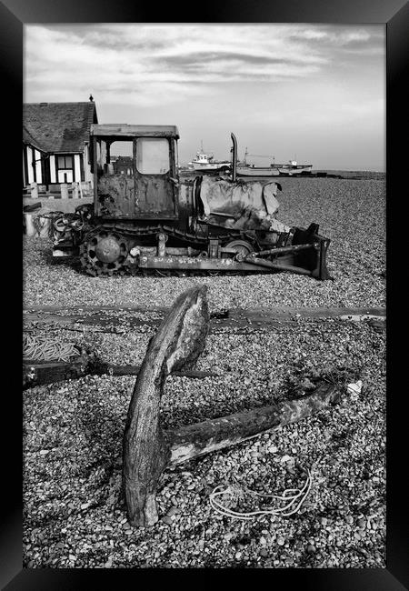 Aldeburgh beach Framed Print by Darren Burroughs