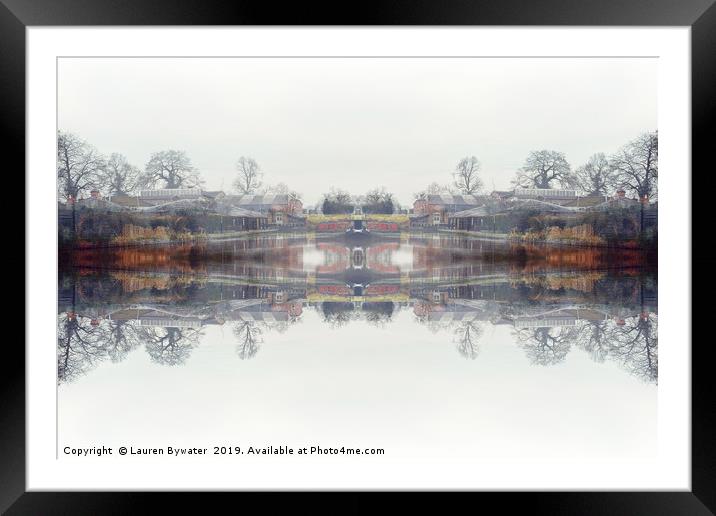 Nature's Reflections Framed Mounted Print by Lauren Bywater