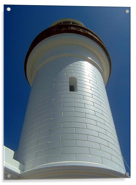 Cape Byron Light - Byron Bay Lighthouse Acrylic by Serena Bowles