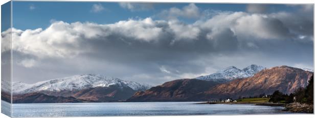 Looking over to Ardgour Penninsula Canvas Print by George Robertson