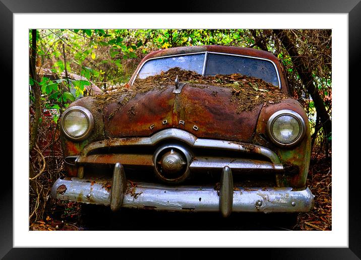 Sunlight on Old Ford Framed Mounted Print by Darryl Brooks