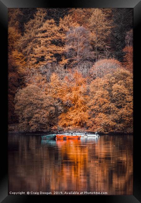 Faskally Loch Reflections Framed Print by Craig Doogan