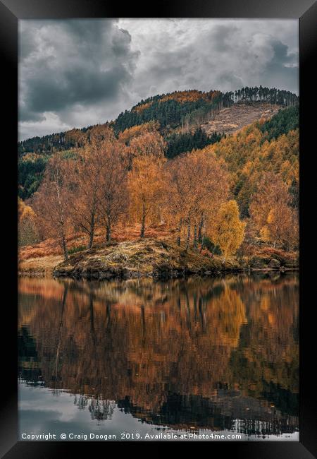 Loch Tummel Reflections - Scotland Framed Print by Craig Doogan