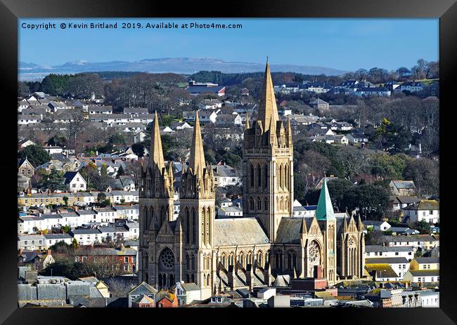 truro cathedral cornwall  Framed Print by Kevin Britland