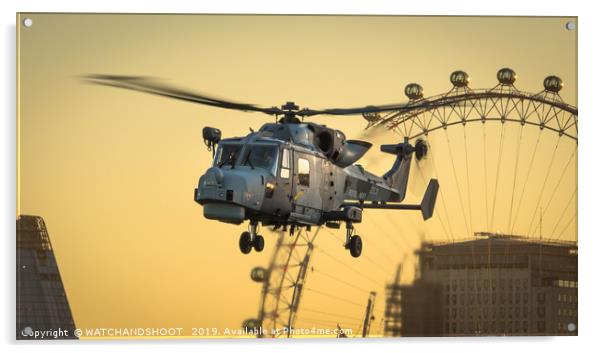 London dawn sortie Acrylic by WATCHANDSHOOT 