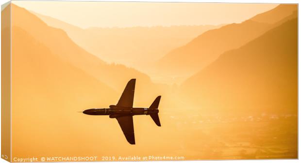Sunset fighter Canvas Print by WATCHANDSHOOT 