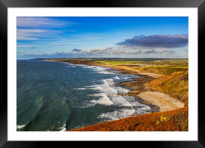 Widemouth Bay Cornwall Framed Mounted Print by Maggie McCall