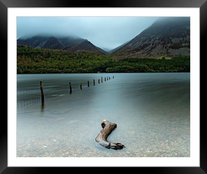 Crummock Water at Dawn Framed Mounted Print by Robbie Spencer