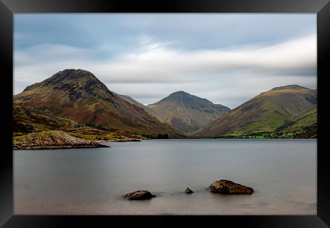 wastewater Lake District Framed Print by Robbie Spencer