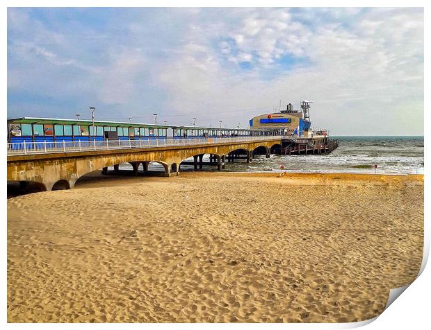 Bournemouth Pier  Print by Hayley Jewell