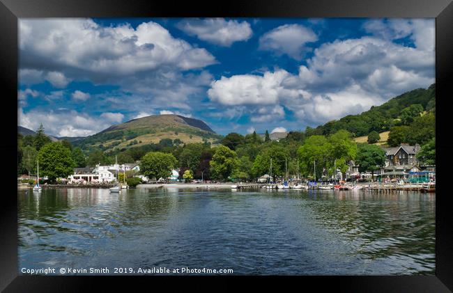 Keswick from Derwentwater Framed Print by Kevin Smith