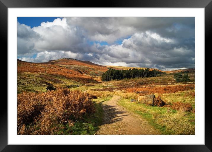 Footpath to Higger Tor                        Framed Mounted Print by Darren Galpin