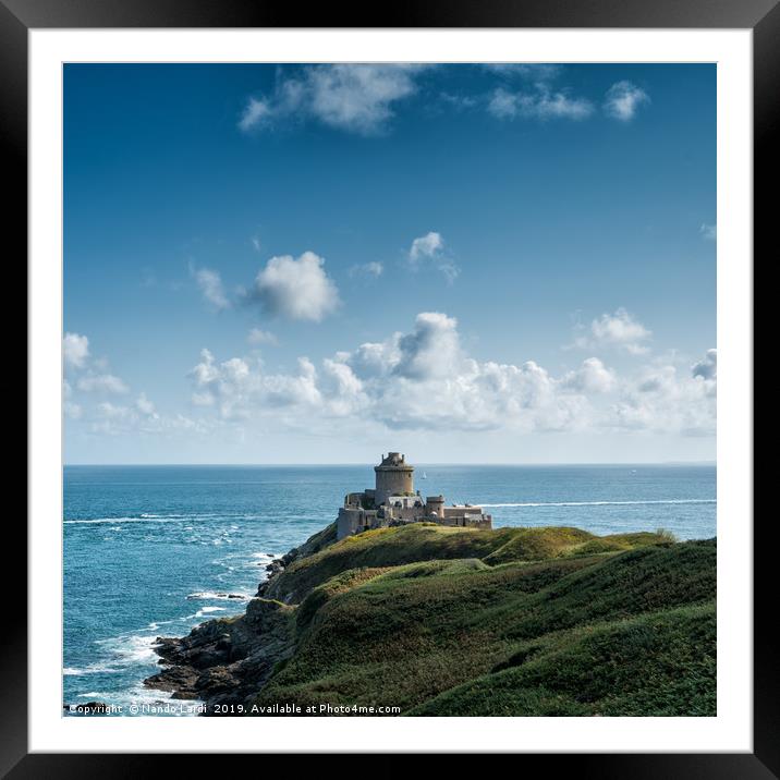Fort La Latte Framed Mounted Print by DiFigiano Photography