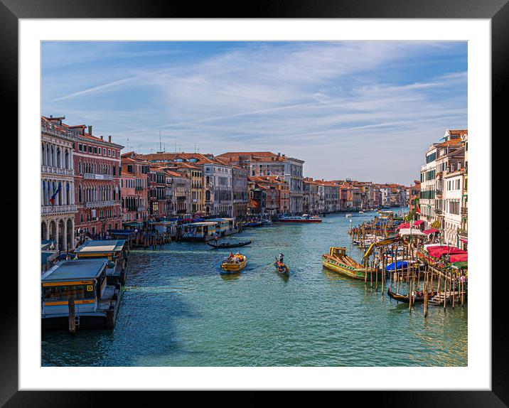Rialto Station in Grand Canal Framed Mounted Print by Darryl Brooks