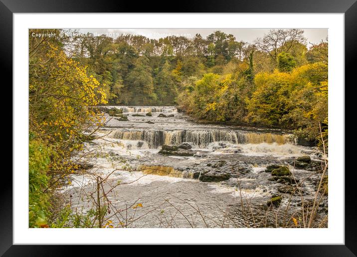 Autumn at Aysgarth Upper Falls, Yorkshire Dales Framed Mounted Print by Richard Laidler