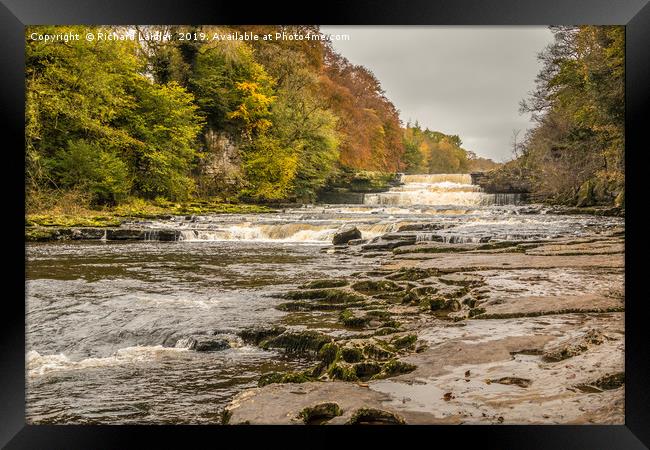 Autumn at Aysgarth Lower Falls, Yorkshire Dales Framed Print by Richard Laidler