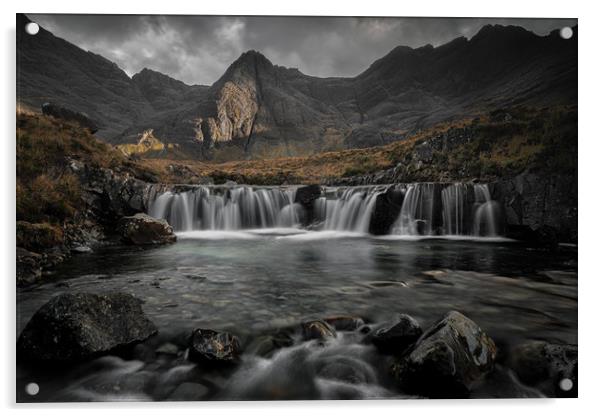 The Fairy Pools Acrylic by Paul Andrews