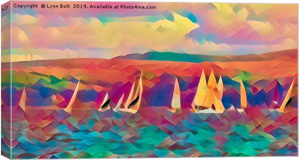 Sailing Canvas Print by Lynn Bolt