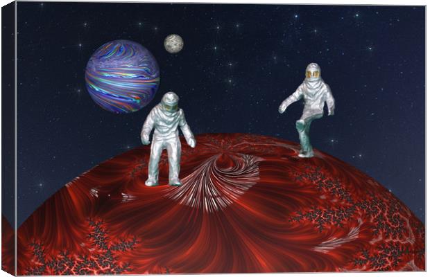 Life On Mars Canvas Print by Steve Purnell