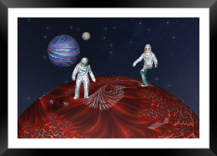Life On Mars Framed Mounted Print by Steve Purnell