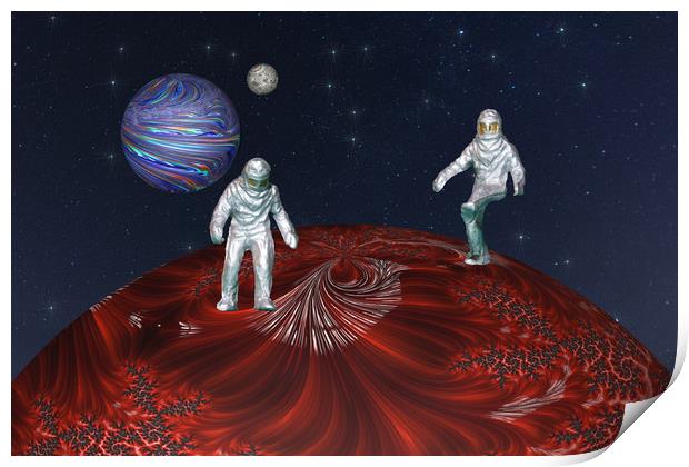 Life On Mars Print by Steve Purnell