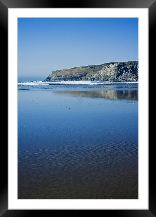 Reflections Penhallic Point Framed Mounted Print by David Wilkins