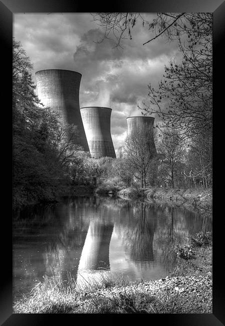 Power Station Ironbridge BW Framed Print by David French