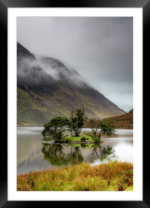 Crummock water Lake District Framed Mounted Print by Robbie Spencer