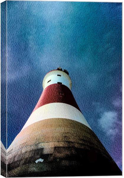 Beachy Head Lighthouse As Few People See It. Canvas Print by LensLight Traveler