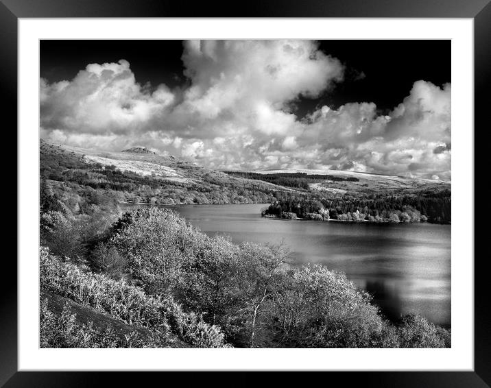 Burrator Reservoir Framed Mounted Print by Darren Galpin