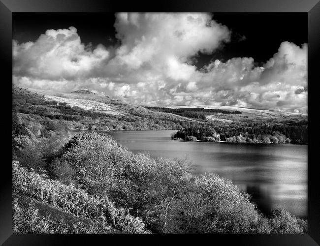 Burrator Reservoir Framed Print by Darren Galpin