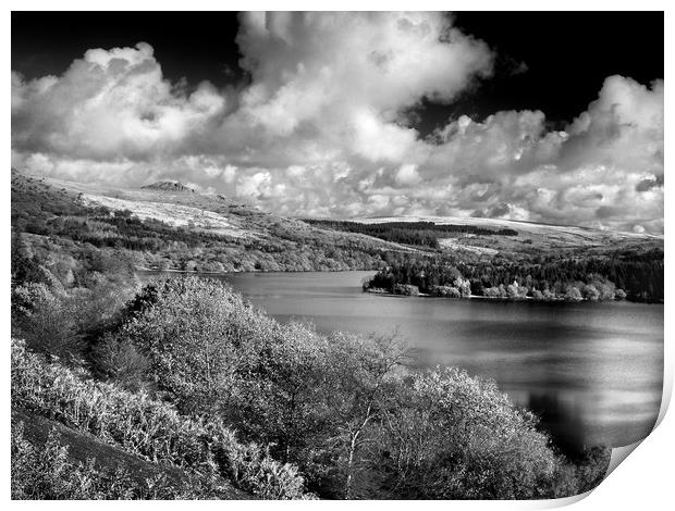 Burrator Reservoir Print by Darren Galpin