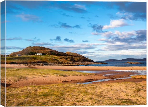 Firemore Beach, Poolewe, Scotland. Canvas Print by Colin Allen