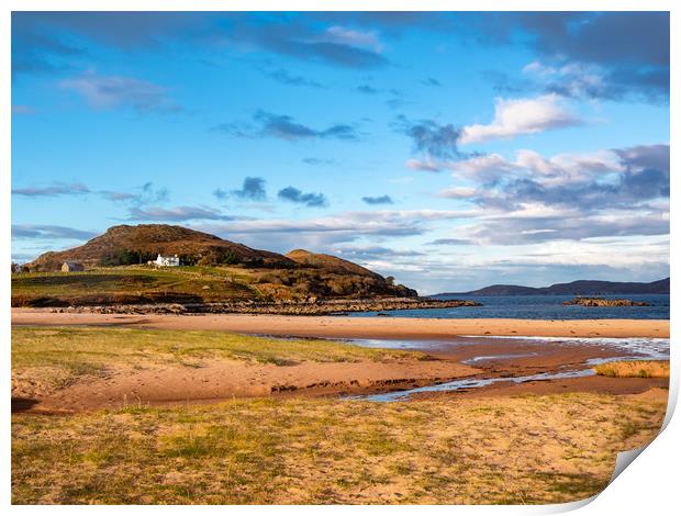 Firemore Beach, Poolewe, Scotland. Print by Colin Allen