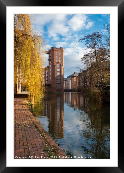 Rowntree Wharf, River Foss, York Framed Mounted Print by Richard Pinder