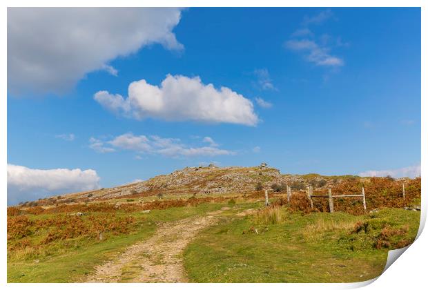 The Cheesewring on Bodmin Moor Print by CHRIS BARNARD