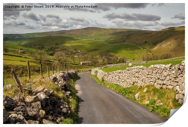 Gordale and Malhamdale Print by Peter Stuart